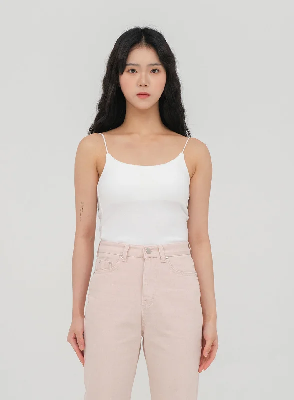 Overstock Sale Cami with Padded Bra Attached K0302