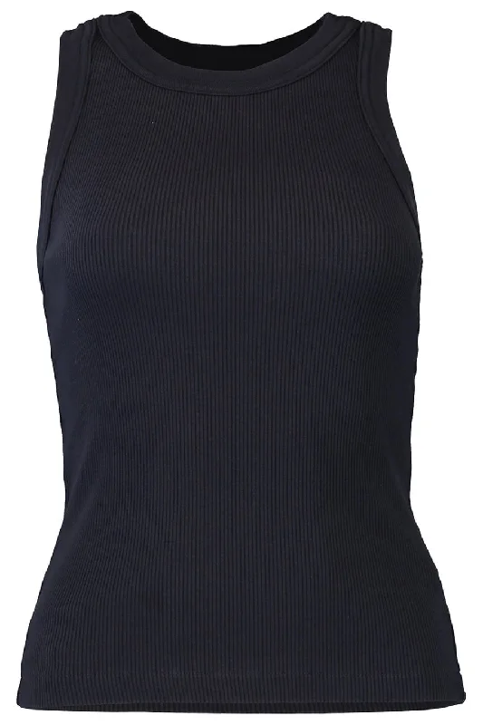 Weekend Bargains Await You Isabel Rib Tank - Navy