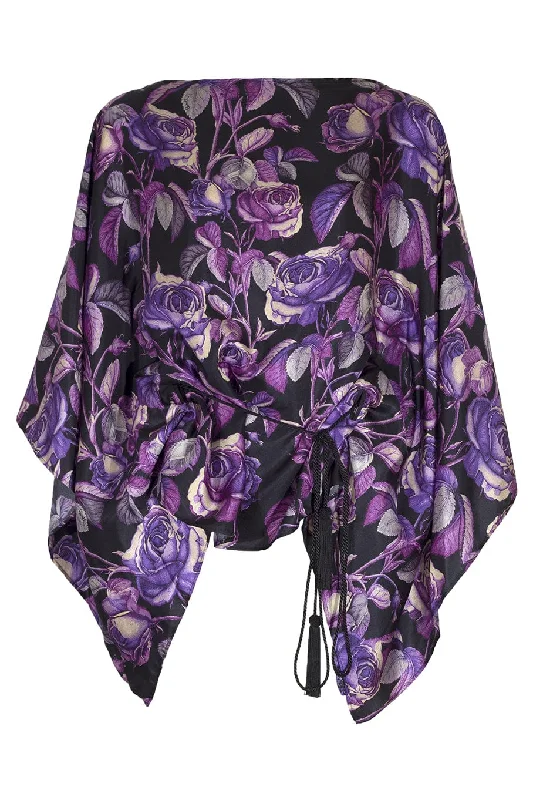 Final Clearance Poncho Blouse with Belt