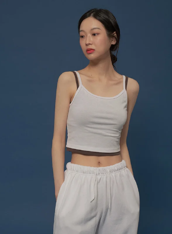 Now Available Cropped Camisole Top F22