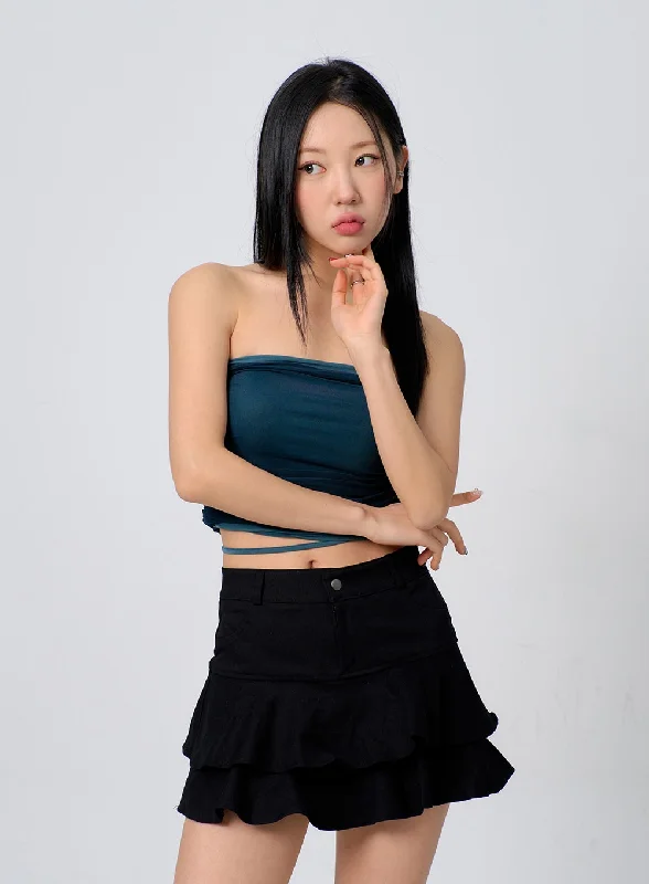 Clearance Sale Cross Tie Tube Top BJ331