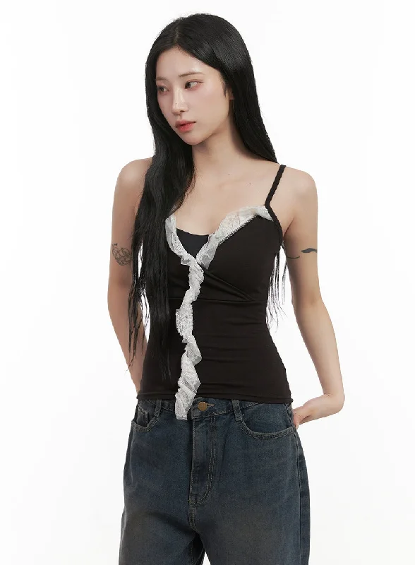 Special Offer Frill Lace Cami Top CD406