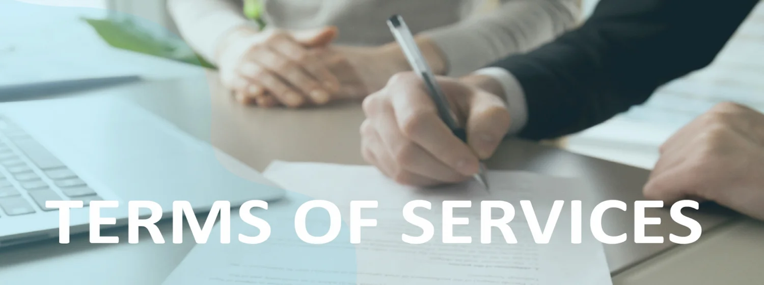States conditions for using our services.