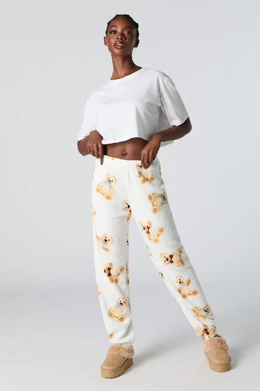 Weekend Specials to Savor Printed Plush Pajama Pant