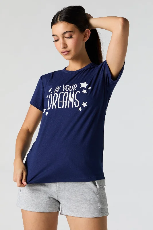 Weekend Discounts to Celebrate In Your Dreams Graphic Pajama T-Shirt