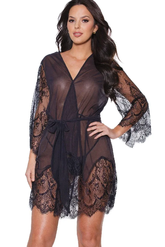 Weekend Shopping Made Better Robe With Bell Sleeves