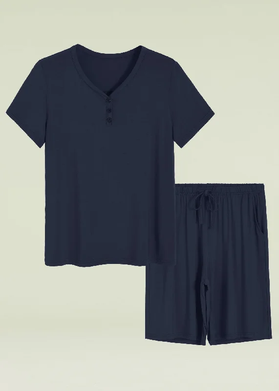 Big Deal Women's Bamboo Viscose Bermuda Shorts Pajama Set