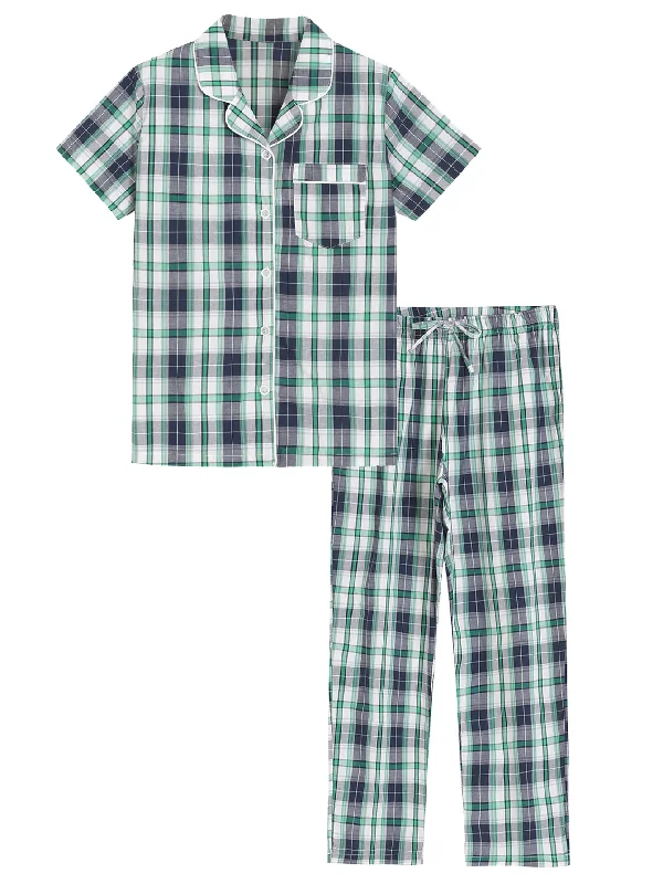 Now or Never Women's Matching Pjs for Couples Button Down Pajama Sets