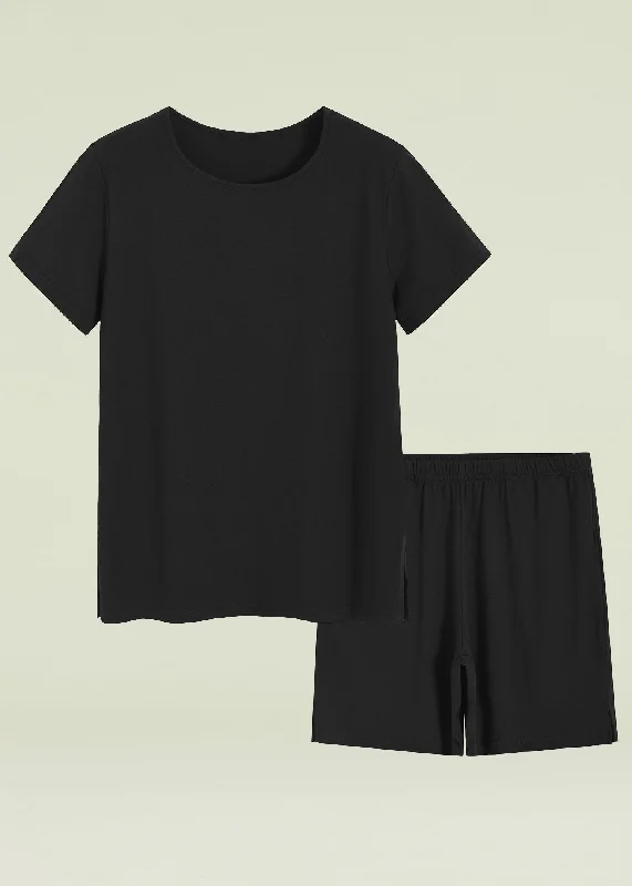 Weekend Savings Spree Women's Cotton Pajama Shirt Sleep Shorts Lounge Set