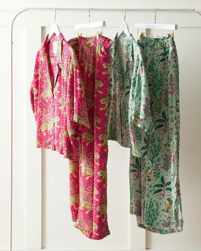 Reduced Price Camel's Courtyard & Bagheera - Satin Wildest Dreams Set Bundle - Avocado/Hot Pink