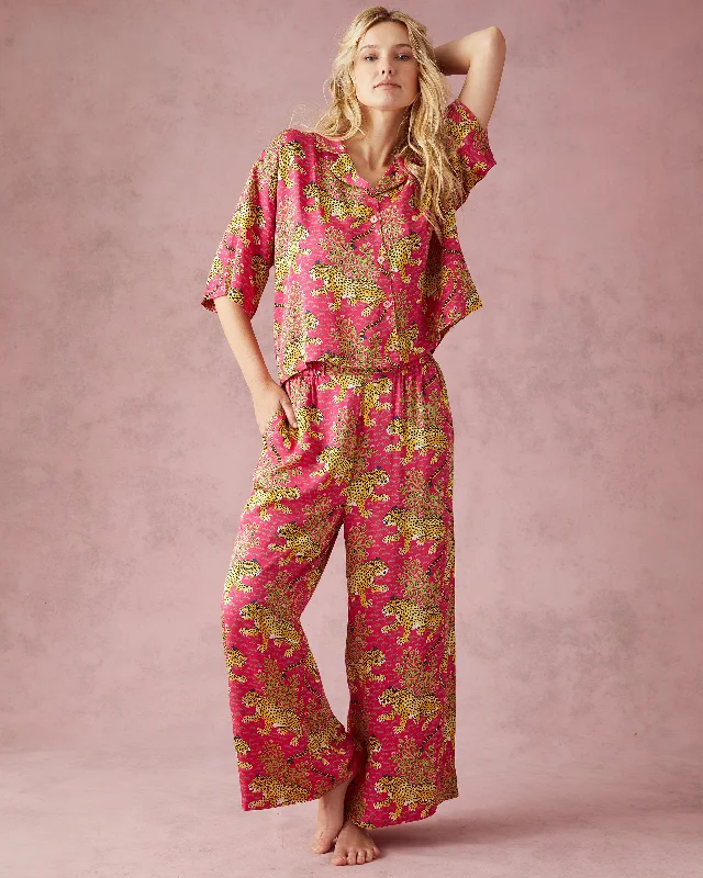 Weekend Deals to Make You Happy Bagheera - Satin Wildest Dreams Set - Hot Pink