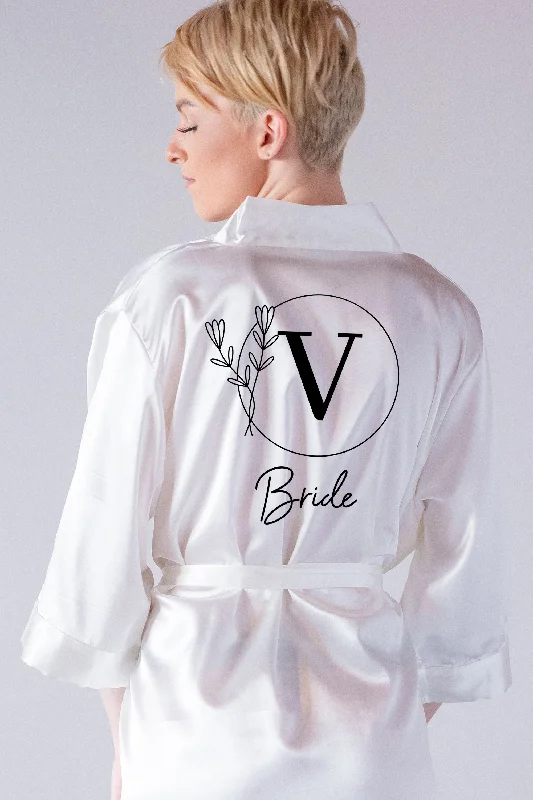 Bonus Offer Bridal Templates - Custom Initial Flower Style