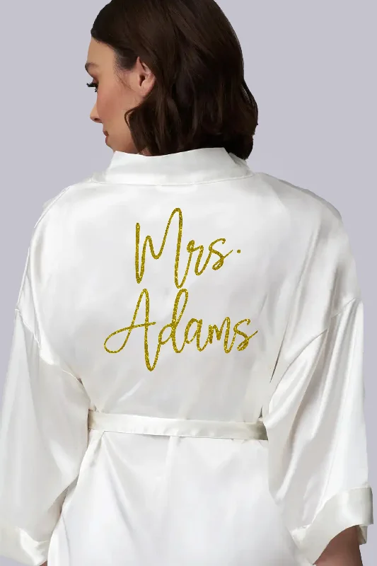 Year-End Sale Bridal Templates - Custom Name Bridal Robes