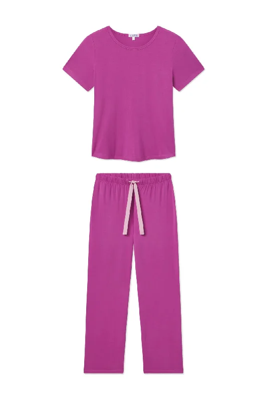 Weekend Bargains to Love DreamModal Ribbon Short-Long Set in Camellia