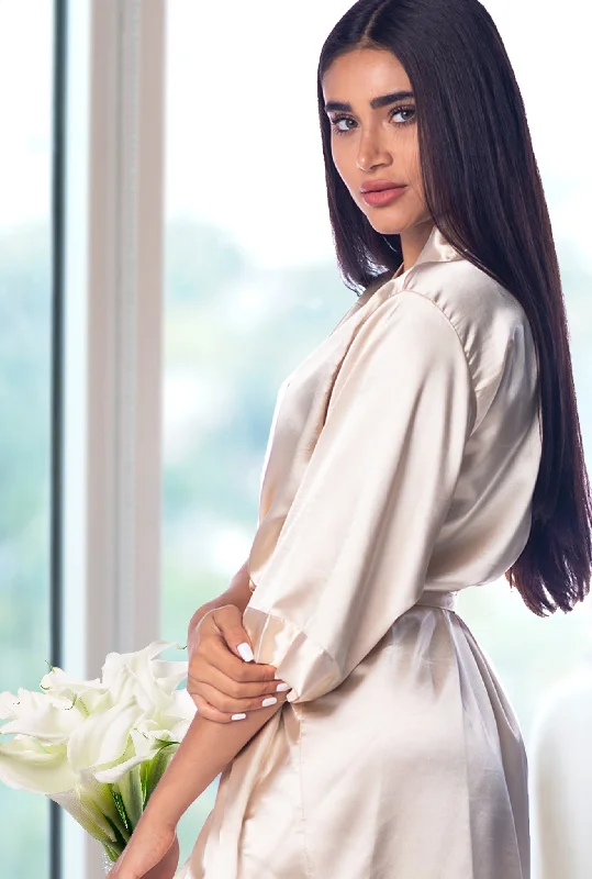 Instant Savings Champagne Bridesmaid Robe