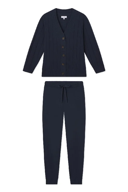 Weekend Bargains Just for You Vesper Jogger Set in Deep Navy