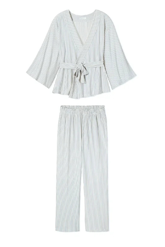 Weekend Offers That Impress DreamModal Kimono Pajama Set in Fog