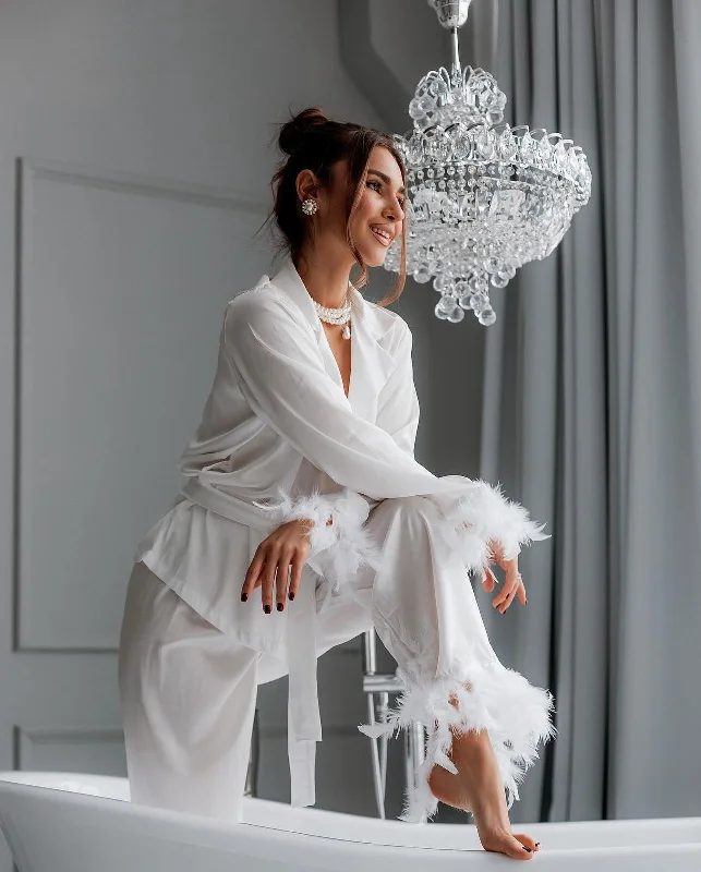 Final Clearance GENEVA Silk Pajamas Set
