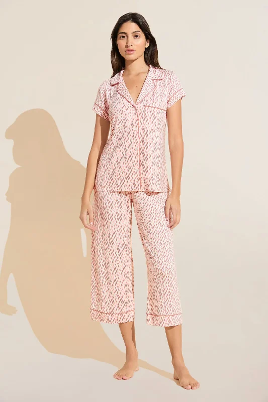 Weekend Deals to Brighten Your Day Gisele Printed TENCEL™ Modal Short Sleeve Cropped PJ Set