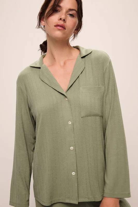 Weekend Deals to Make You Happy Gisele TENCEL™ Modal Rib Long PJ Set