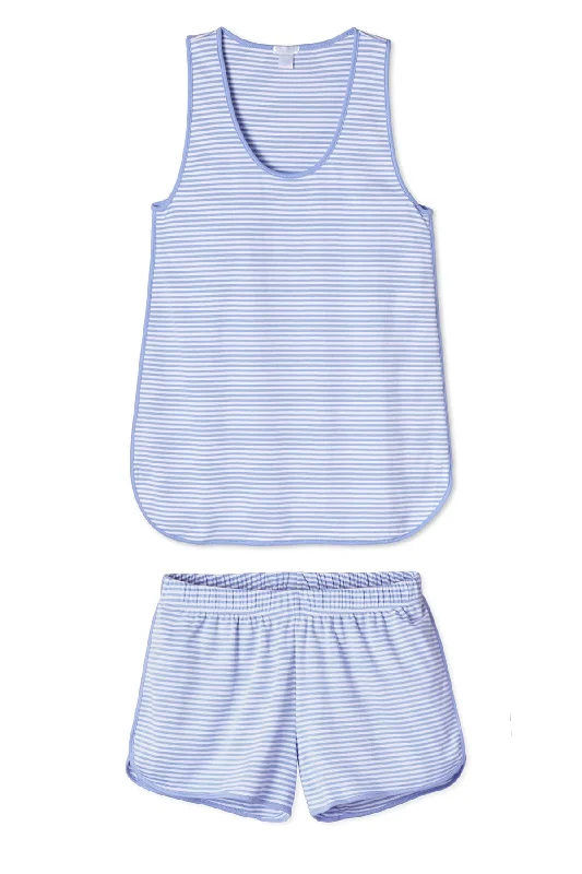 Weekend Specials to Enjoy Pima Tank-Short Set in Hydrangea