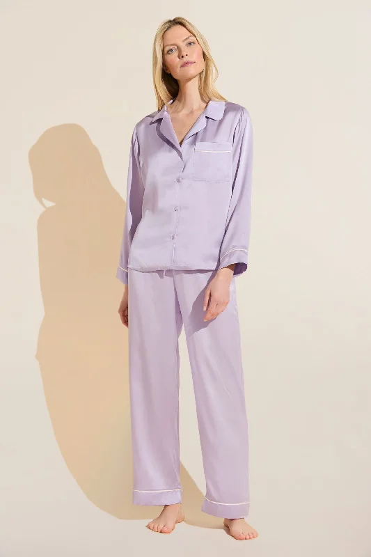 The Best Deal Inez Washable Silk Long PJ Set