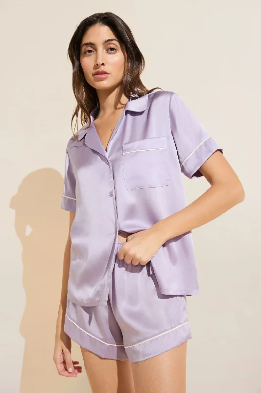 Steal Deal Inez Washable Silk Short PJ Set