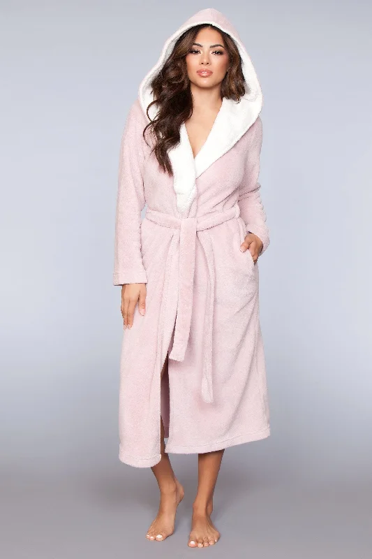 Weekend Savings Extravaganza Janette Sherpa Lined Hooded Robe