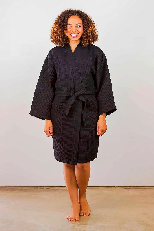 Waffle Robe - Knee Length