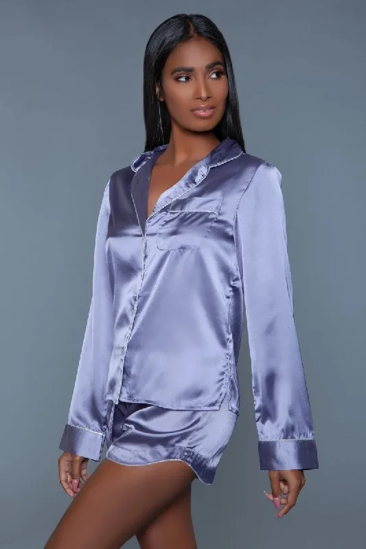 Weekend Offers That Sizzle Liz Satin Pajama Set