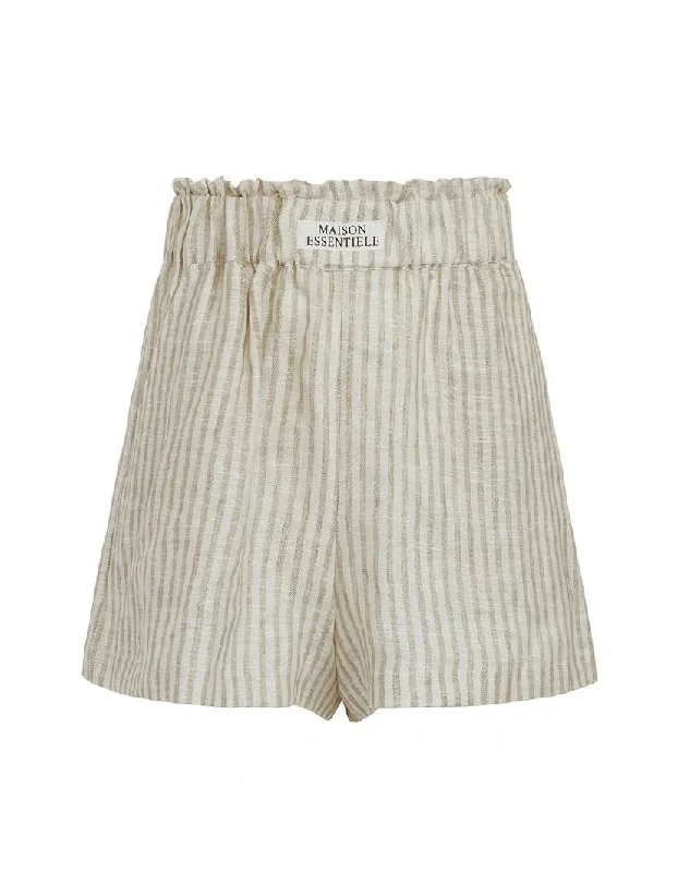 Sand/white stripe