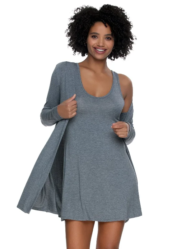 Weekend Specials to Indulge In Modal Tank Chemise & Wrap Set