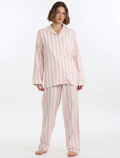 Weekend Deals That Impress PAPINELLE~ 2 pc cotton stripe pj set