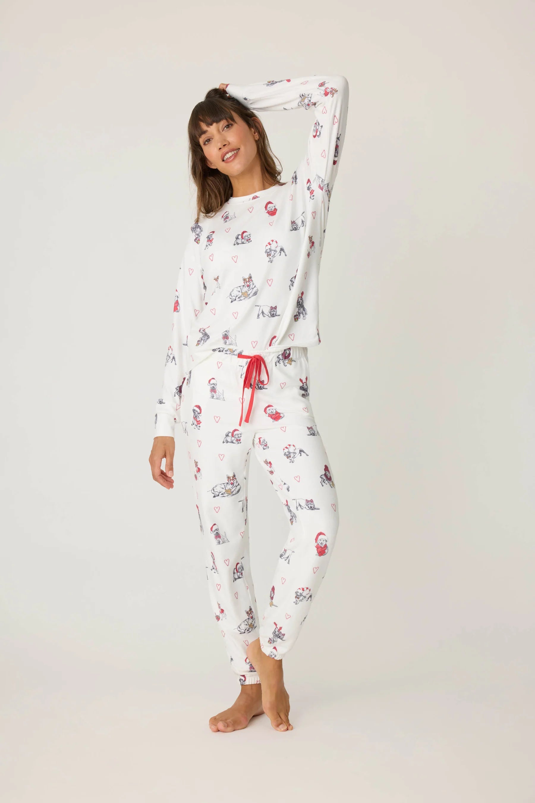 Amazing Value PJ Top/Jogger Candy Cane Lane