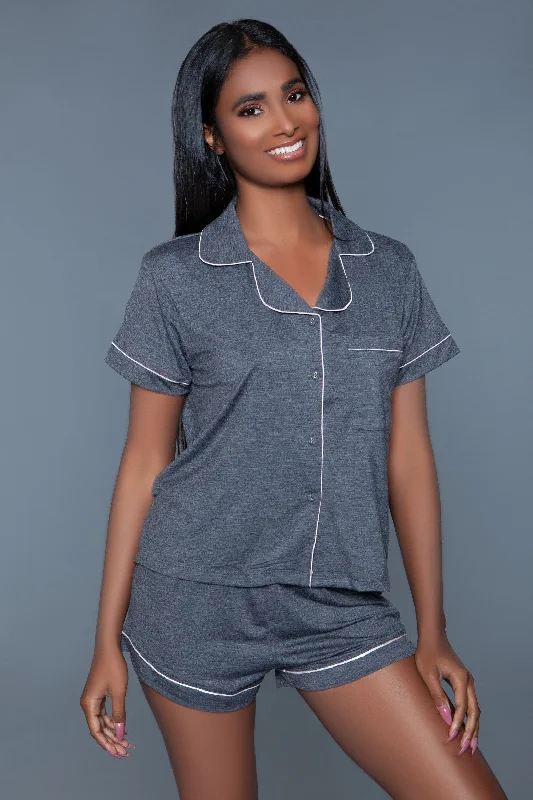 Weekend Discounts to Indulge In Queen Size Riley Jersey Pajama Set