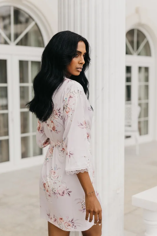 Lilac With Pastel Floral