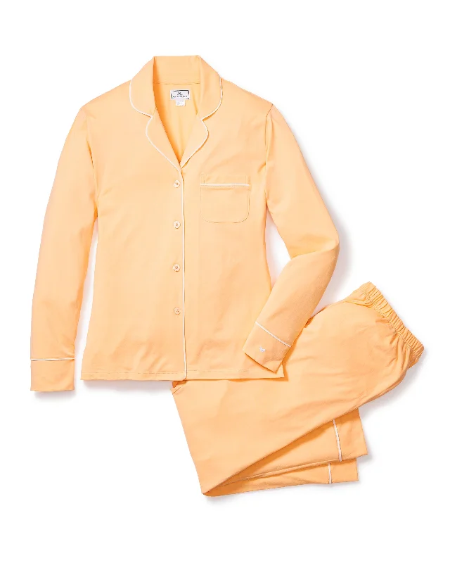 Year-End Clearance Women's Pima Pajama Set in Peach