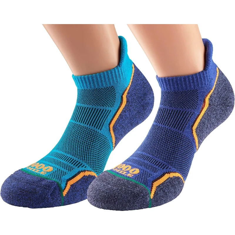 Weekend Discounts You Deserve 1000 Mile Run (2 Pack) Socklet - Blue