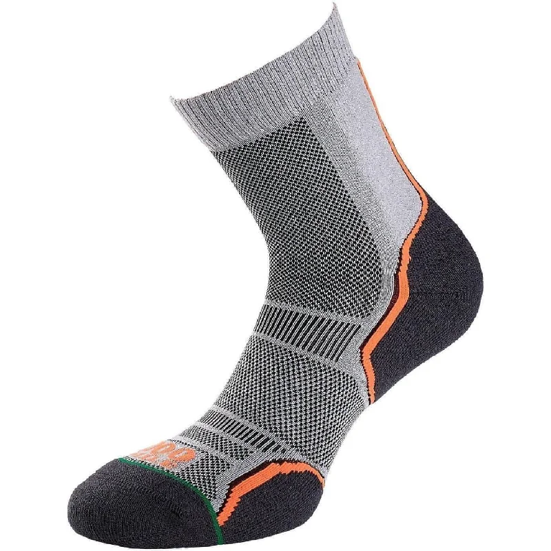 Weekend Specials to Cherish 1000 Mile Trail (2 Pack) Womens Running Socks - Grey