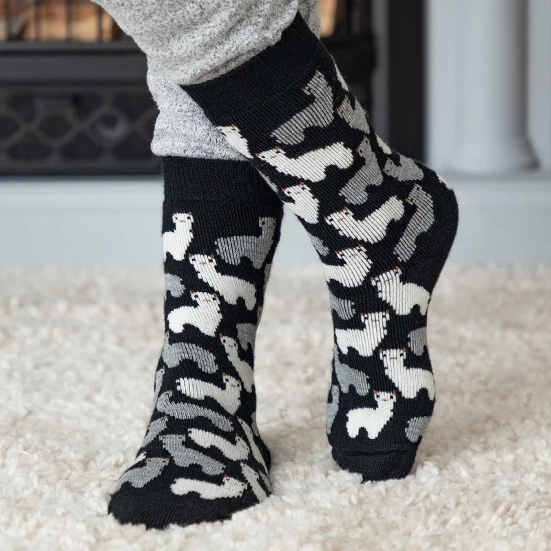 Crazy Deal Warm Alpaca Love Socks