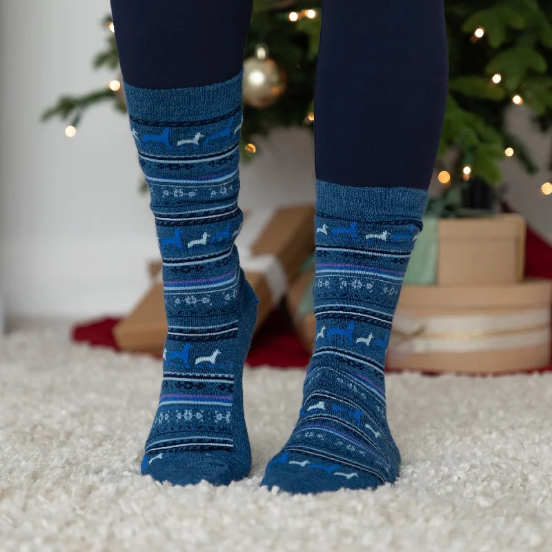 Weekend Discounts to Enjoy Baby Alpaca Fun Print Socks