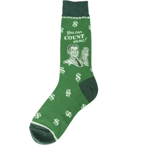 Time-Sensitive Accountant Men's Crew Socks