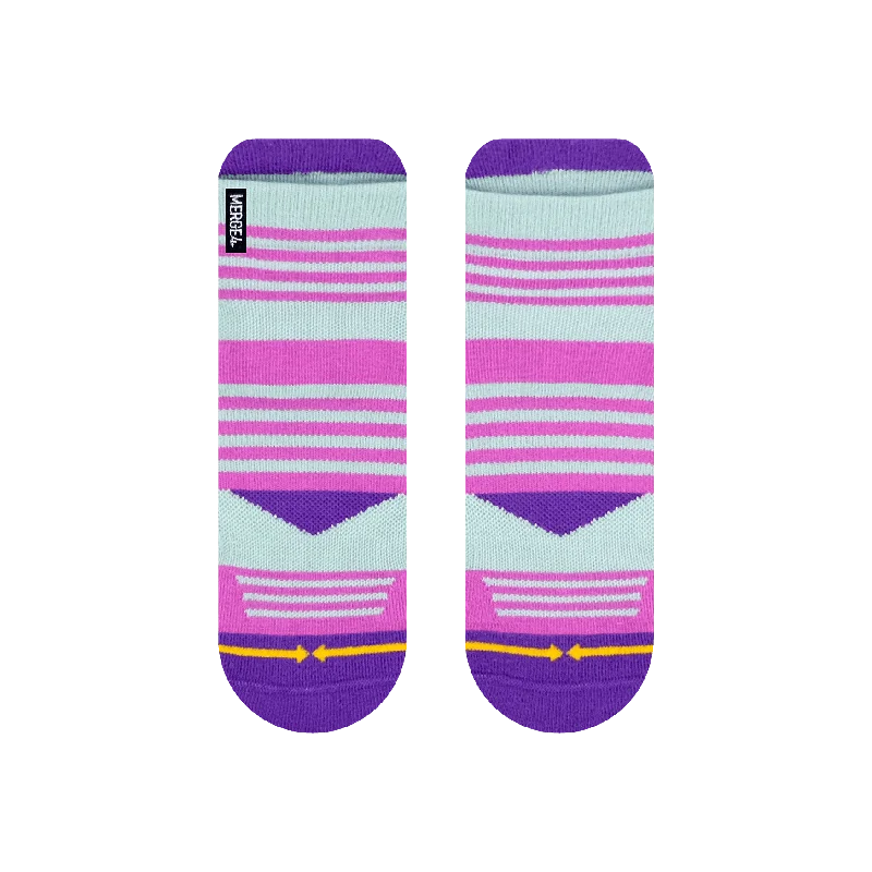 Reduced Price Action Purple Ankle Sock