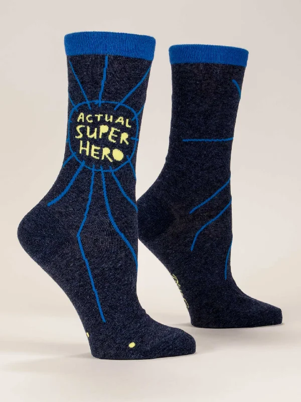 The Best Prices Actual Superhero W-Crew Socks