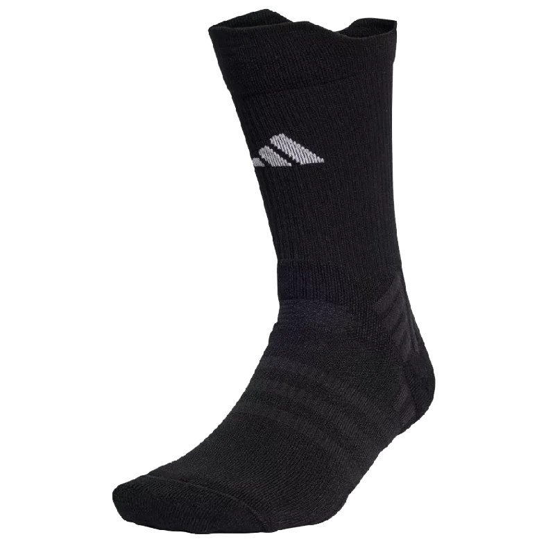 Now or Never Adidas Cushion Crew Socks Black