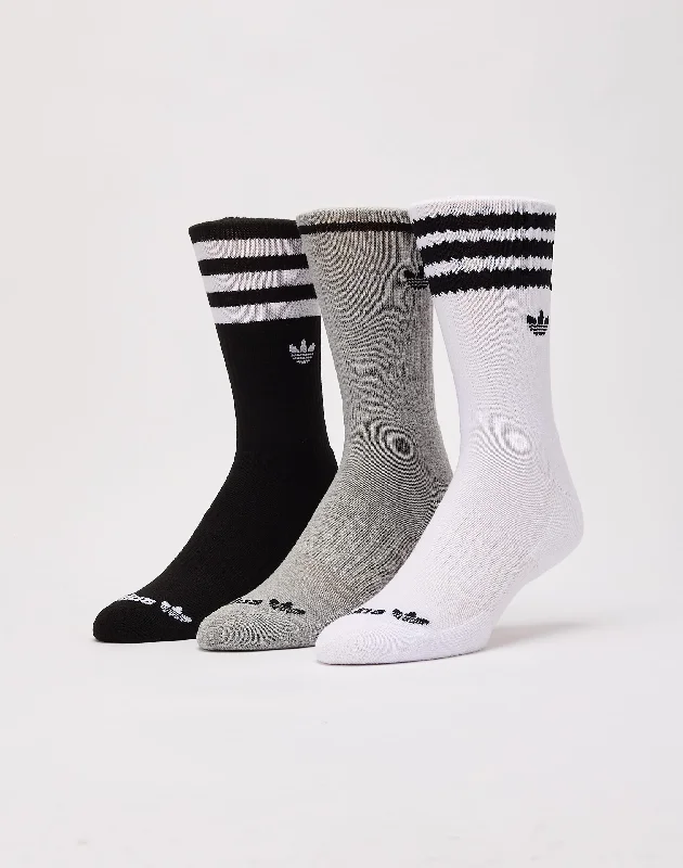Time-Sensitive Adidas Roller Crew Socks 3-Pack