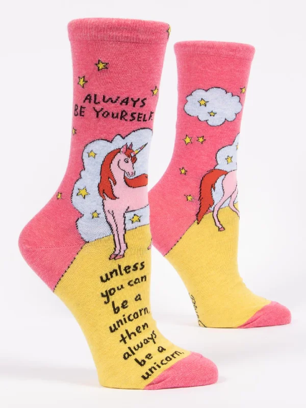 Weekend Bargains to Enjoy Always Be Yourself Unless You Can Be A Unicorn W-Crew Socks Weekend Bargains to Enjoy Always Be Yourself Unless You Can Be A Unicorn W-Crew Socks