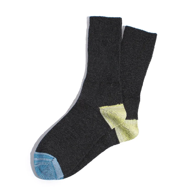 Epic Value Anonymous Ism 2 Point Crew Sock Charcoal