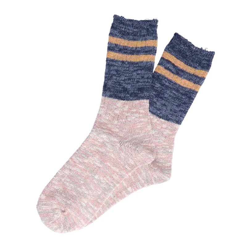 Weekend Savings Bonanza Anonymous Ism Slub Stripes Sock Crew Navy