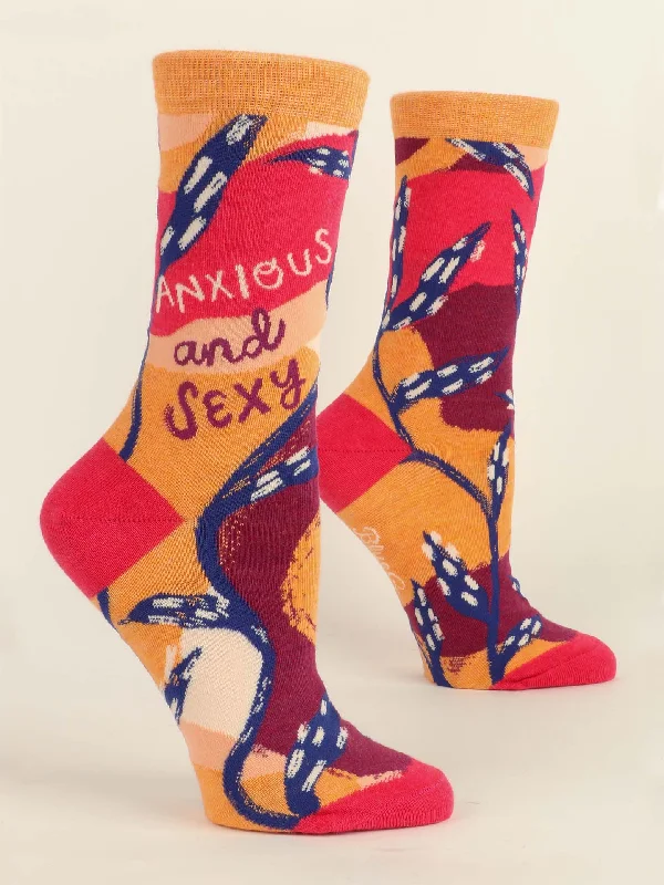 Unmissable Offer Anxious and Sexy W-Crew Socks